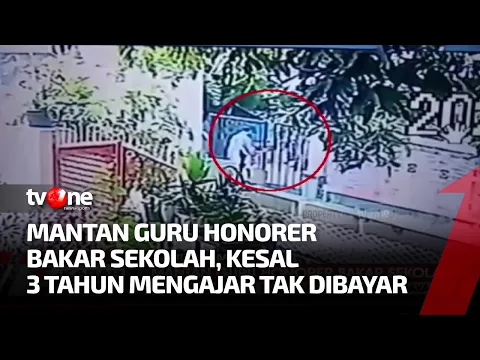 Kesal Tidak Dibayar, Mantan Guru Honorer Bakar Sekolah