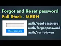 Forgot and Reset Password with React Node Express and Mongodb