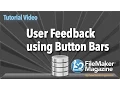 FileMaker Tutorial - User Feedback Using Button Bars
