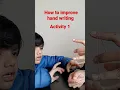 how to improve hand writing improve writing skills in autism child watch full