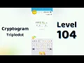 Cryptogram Tripledo Level 104 Solutions Logic Puzzle Game Mini Boss