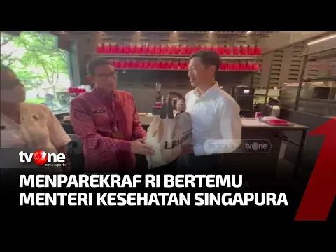 Kerja Sama Indonesia-Singapura, Menparekraf RI Temui Menkes Singapura