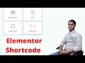 Shortcodes Element Tutorial Elementor by freelancersobuz islam