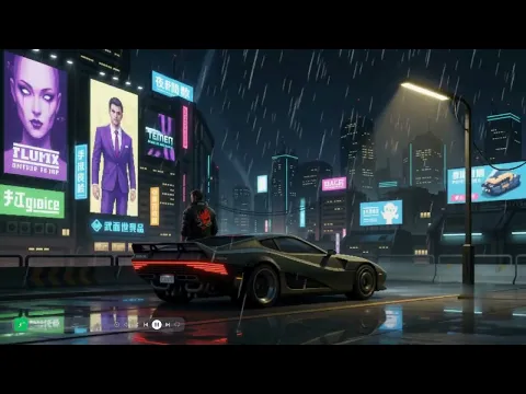 Cyberpunk 2077 Vibes Rainy Night Drive — Darksynth Synthwave Mix