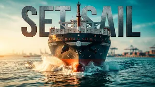 Brand new Container ship sets sail 