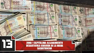 Zona 1 Capitalina: Allanamiento desarticula guarida de la Mara Salvatrucha