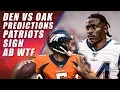 Download Antonio Brown Signs with Patriots: Broncos vs Raiders Preview mp4 3gp mp3 videos - waplic