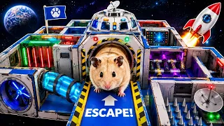 🐹🚀 Hamster Trapped in a GIANT Space Station! Can He Escape? 😱