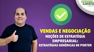 Atendimento, Vendas e Negociação - Estratégias Genéricas de Porter