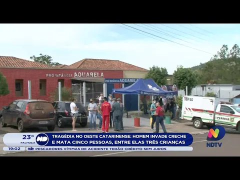 Tragédia no Oeste: Homem invade creche e assassina cinco pessoas, entre elas, três crianças