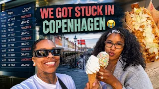 VLOG WE GOT STRANDED IN COPENHAGEN OUR FLIGHT WAS CANCELED TWICE