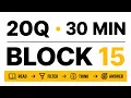 20 USMLE Step 1 Questions in 30 Minutes Block 15