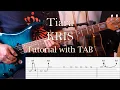 Download Lagu KRIS - Tiara - Guitar Intro \u0026 Solo Tutorial with TAB