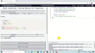 Lesson 89 - Testing objects for properties