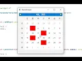 QCalendarWidget - paintCell