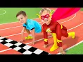 Download Lagu Kid superhero helps everyone and saves the day - Funny stories for kids
