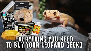 Beginner s Guide To Leopard Gecko Supplies Tank Heater Light Substrate More