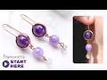 Beginner Wire Wrapped Earrings Tutorial Easy DIY Jewelry Start Here