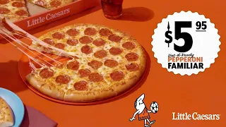 Disfruta una Pizza Familiar de Pepperoni a solo $5.95 en Little Caesars