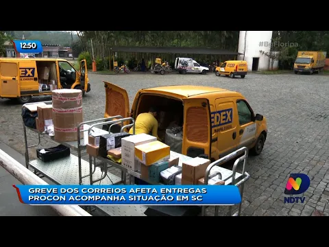 Greve dos Correios afeta entregas e Procon acompanha situação em Santa Catarina
