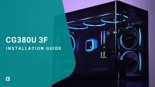 Installation Guide DeepCool CG380U 3F Panoramic-Curved-Glass-M-ATX-Case