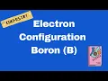 Electron Configuration of Boron