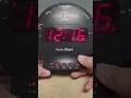 Sonic Bomb Alarm Clock - SBB500SS time and alarm set up