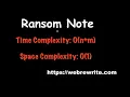 Ransom Note LeetCode Ransom LeetCode Solution Java LeetCode 383
