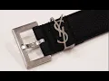 Saint Laurent YSL Monogram Belt Review On Figure