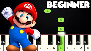 Download Super Mario Theme | BEGINNER PIANO TUTORIAL + SHEET MUSIC by Betacustic MP3