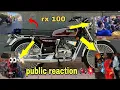 RX100 😵‍💫 Public Reaction in Jagdalpur 🔥 CRAZY Sound \u0026 Speed Reaction | RX100 Ride POV 🚀
