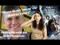 The Percy Jackson movie was bad but the script was worse