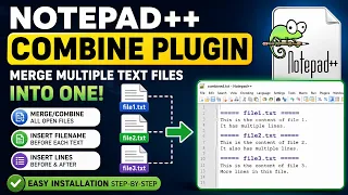 Notepad Combine plugin - two or more files