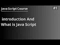 Learn JavaScript In Arabic 2024 -