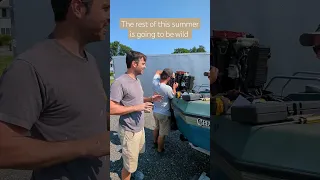 We got a new summer toy. 🚤 #shorts