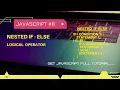 nested if else in javascript logical operators javascript tutorial