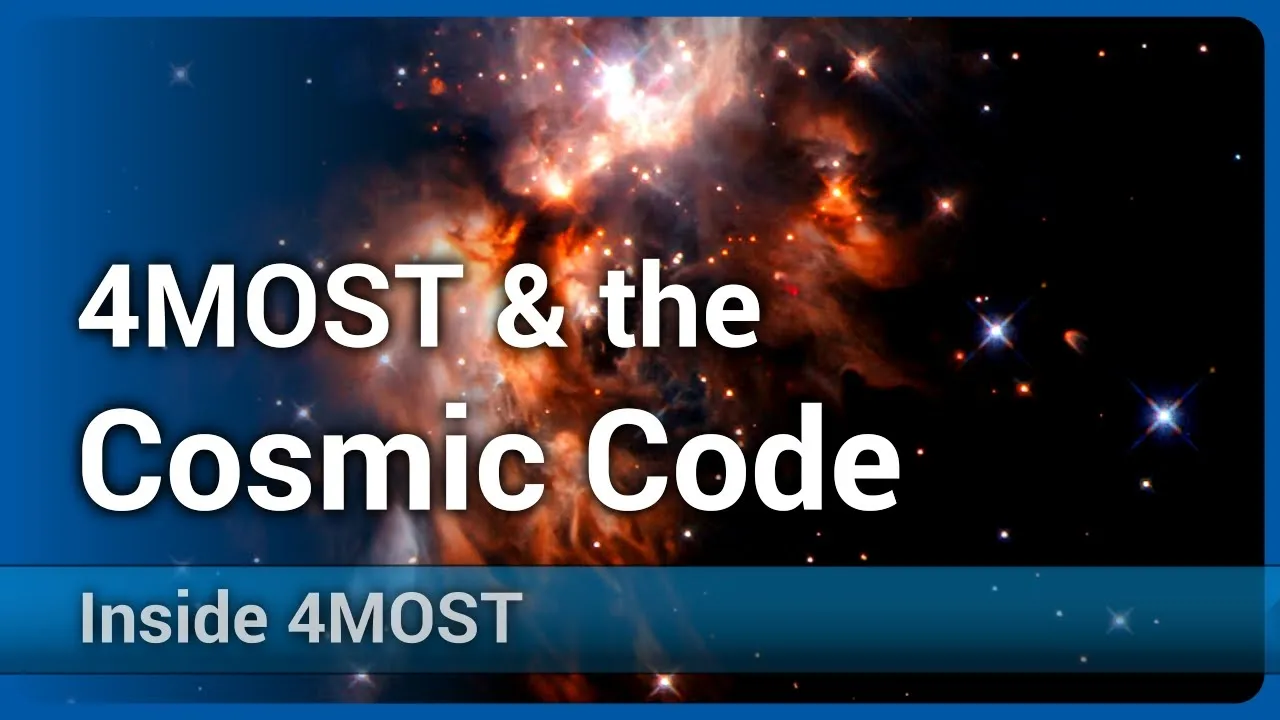 Exploring the Universe & the Future of Sky Observation • 4MOST | Roelof de Jong