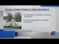 Road conditions lead to school closures delays in Middle TN Monday