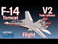 Lagu Legend Refined! New V2 Freewing Twin 64mm F-14 Tomcat Flight | Motion RC