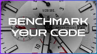 BENCHMARK your Python code with timeit