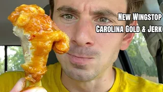New Wingstop Carolina Gold BBQ Jamaican Jerk BBQ Chicken Wings Review