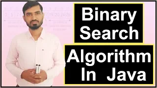 Binary Search in Java by Deepak Hindi