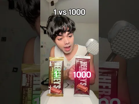 Chocolate 1 vs 1000 Smash #food #cooking