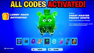 *ALL NEW* LOBBY HACK CODES JUST RELEASED! Fortnite Cheats Code in Admin Panel Update Today