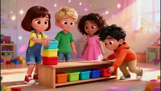 وقت التنظيف أغنية ثلاثية الأبعاد ممتعة عن الترتيب 