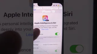 Apple Intelligence On IPhone 13 Apple Appleintelligence Ai Siri Iphone13 Unsupportedsoftware  Apple Intelligence On IPhone 13 Apple Appleintelligence Ai Siri Iphone13 Unsupportedsoftware