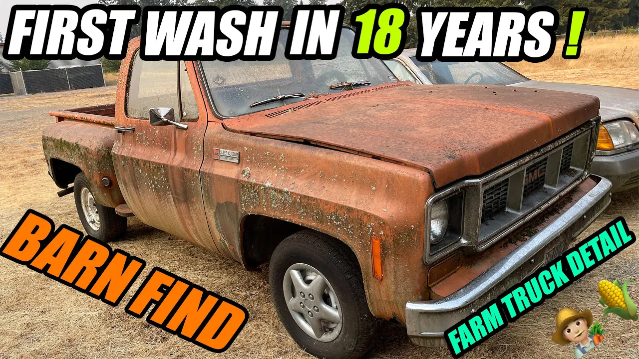 1973 GMC STEPSIDE | FIRST WASH IN 18 YEARS! |*SHOCKING RESULTS*