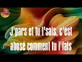 (Lyrics) Tu le sais - Kalash