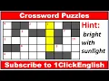 Crossword Puzzles-15 Crossword Game Vocabulary Crossword puzzle in English EnglishPuzzles Puzzles