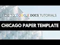 How to Create a Chicago Turabian Style Template in Google Docs